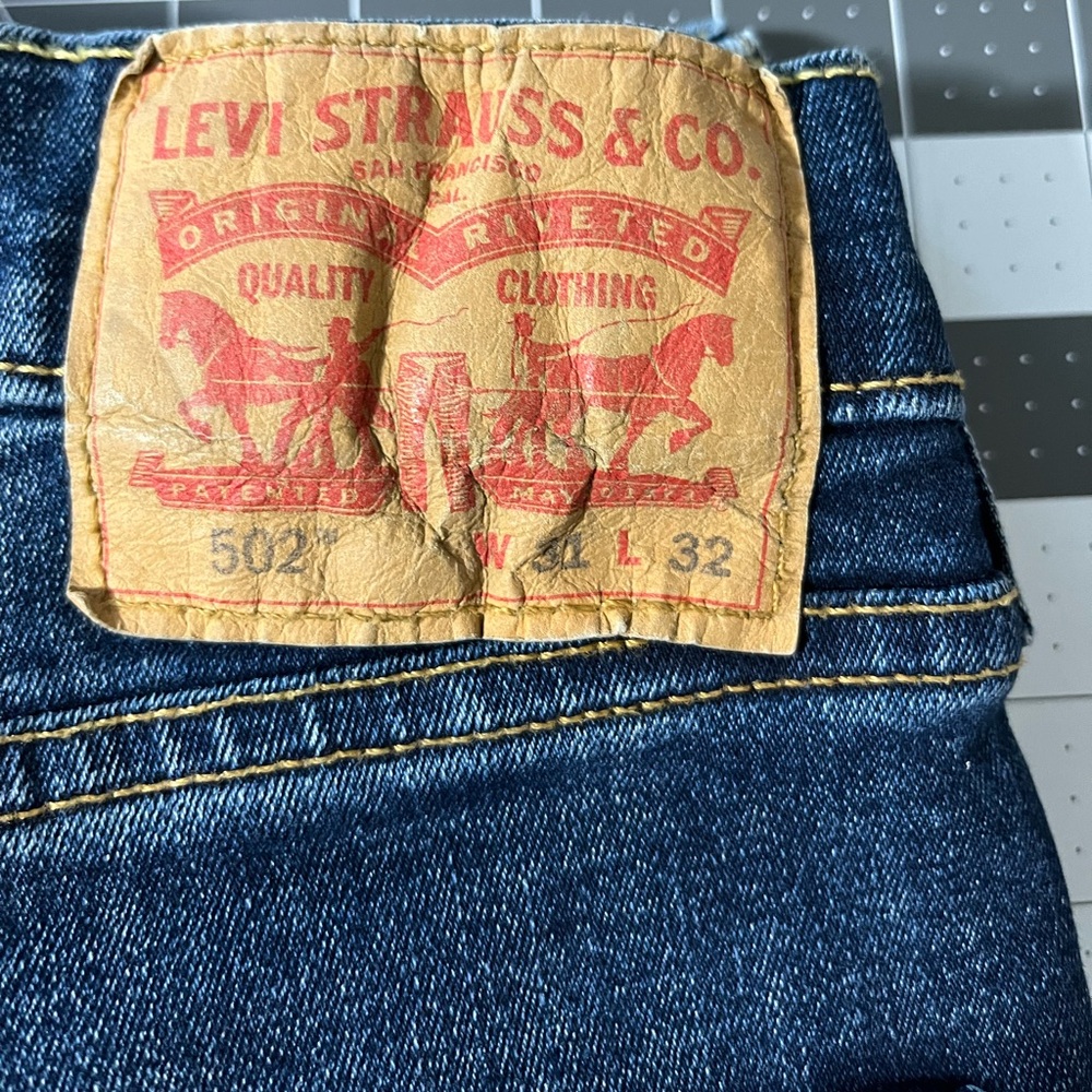 Men’s Levi’s 502 dark wash 31x32